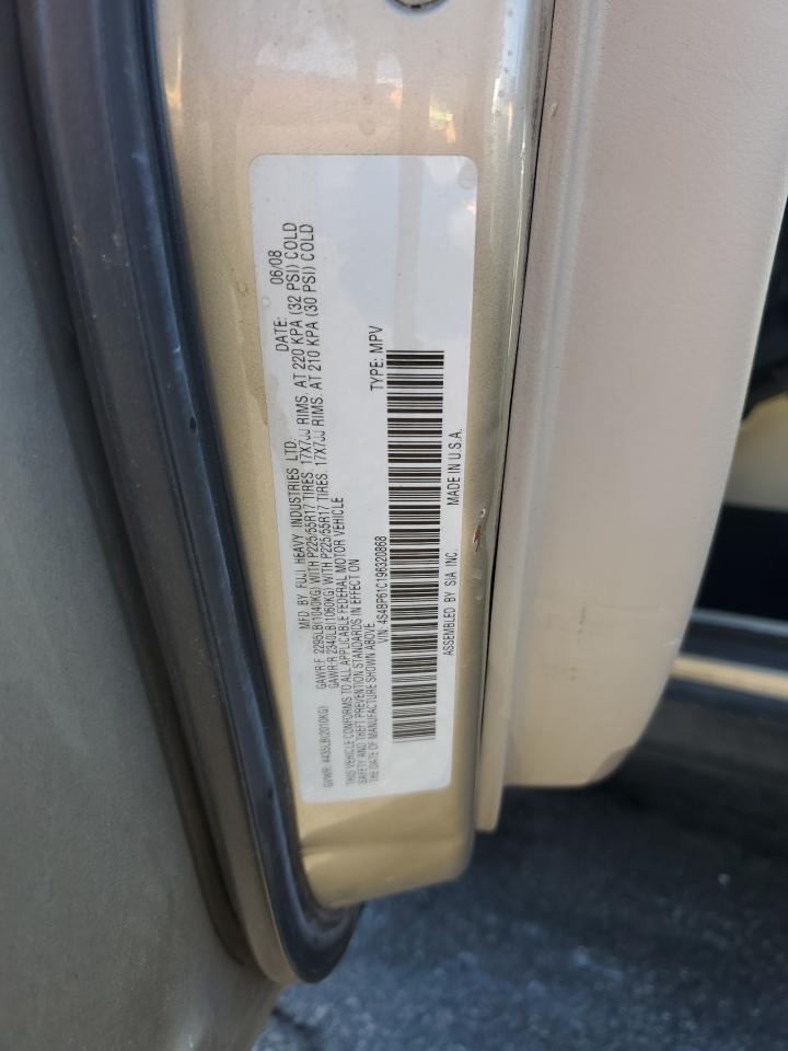 2009 Subaru Outback 2.5I VIN: 4S4BP61C196320868 Lot: 82157445