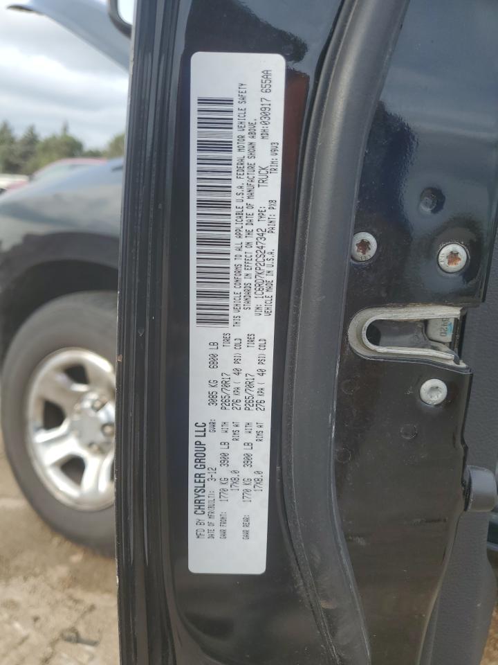 2012 Dodge Ram 1500 St VIN: 1C6RD7KP2CS247342 Lot: 83819325
