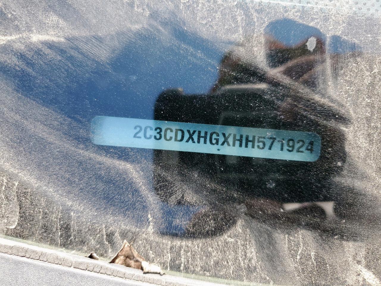 2017 Dodge Charger Sxt VIN: 2C3CDXHGXHH571924 Lot: 81035215