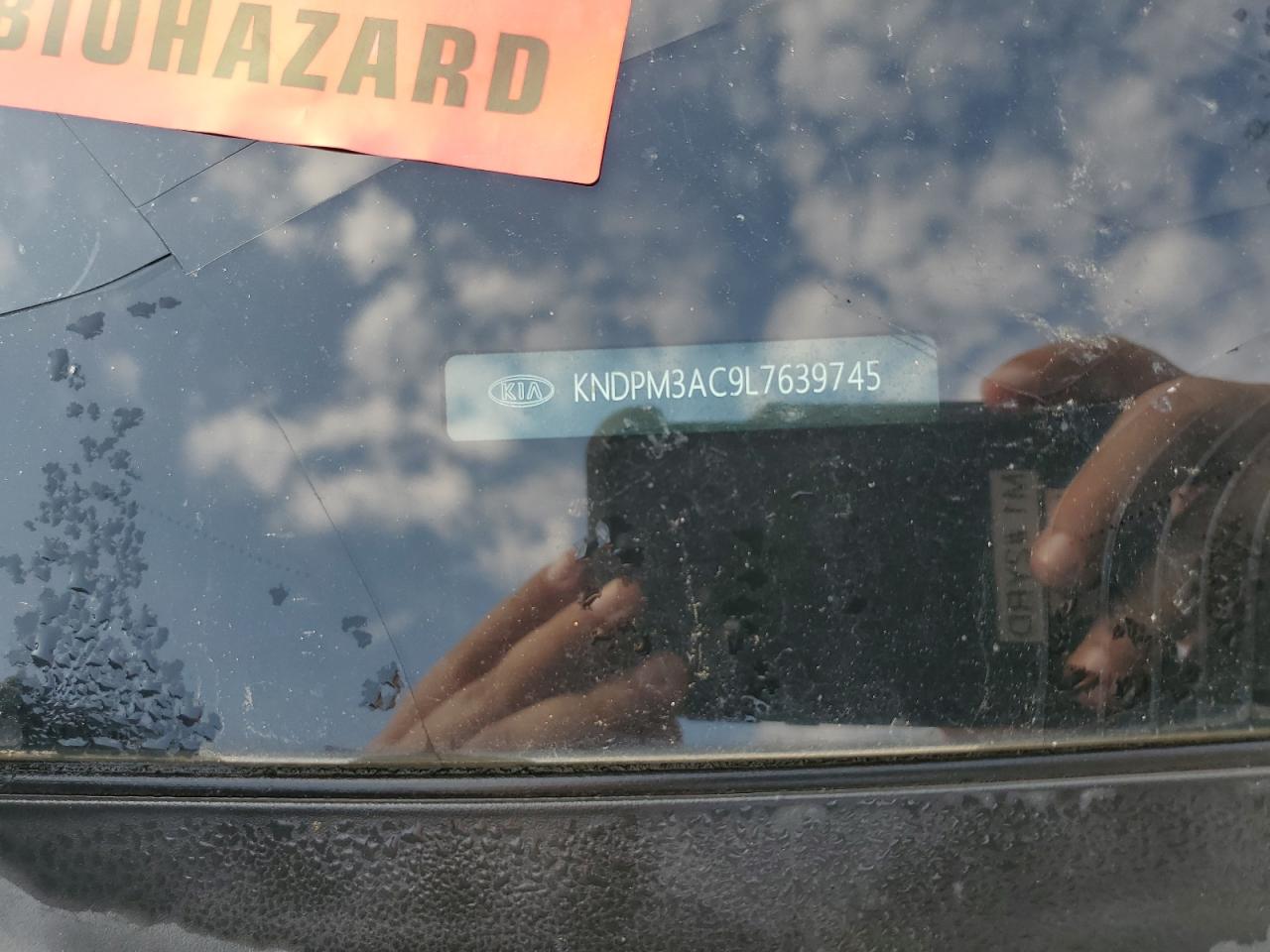 2020 Kia Sportage Lx VIN: KNDPM3AC9L7639745 Lot: 80887645