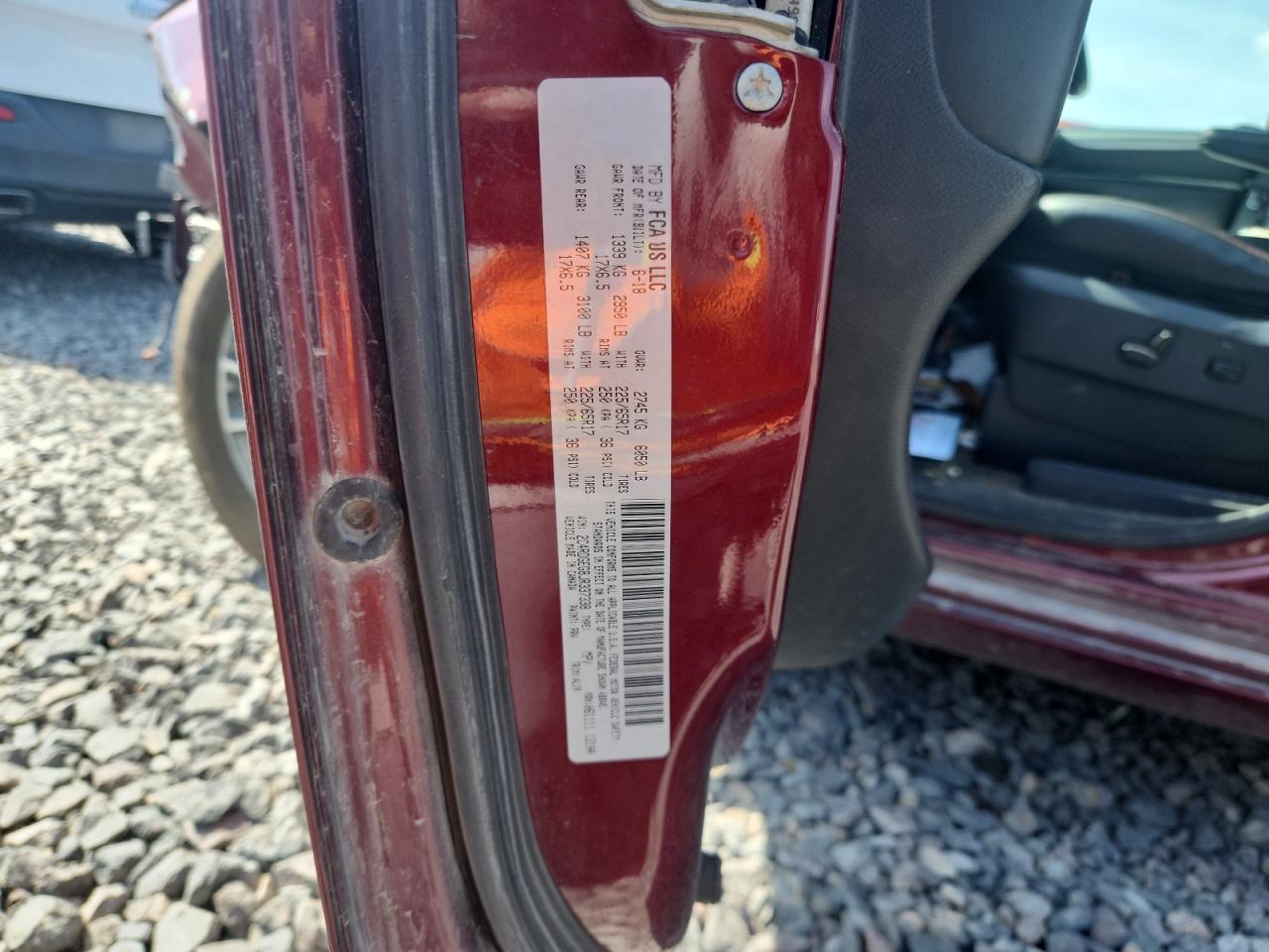 2018 Dodge Grand Caravan Gt VIN: 2C4RDGEG8JR337338 Lot: 84037615