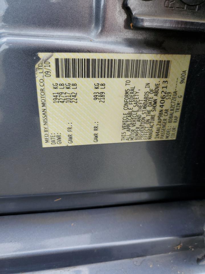 2011 Nissan Altima Base VIN: 1N4AL2AP9BN406213 Lot: 71815765