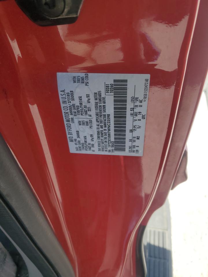 1998 Ford F150 VIN: 1FTZX18W7WNC23598 Lot: 84580665