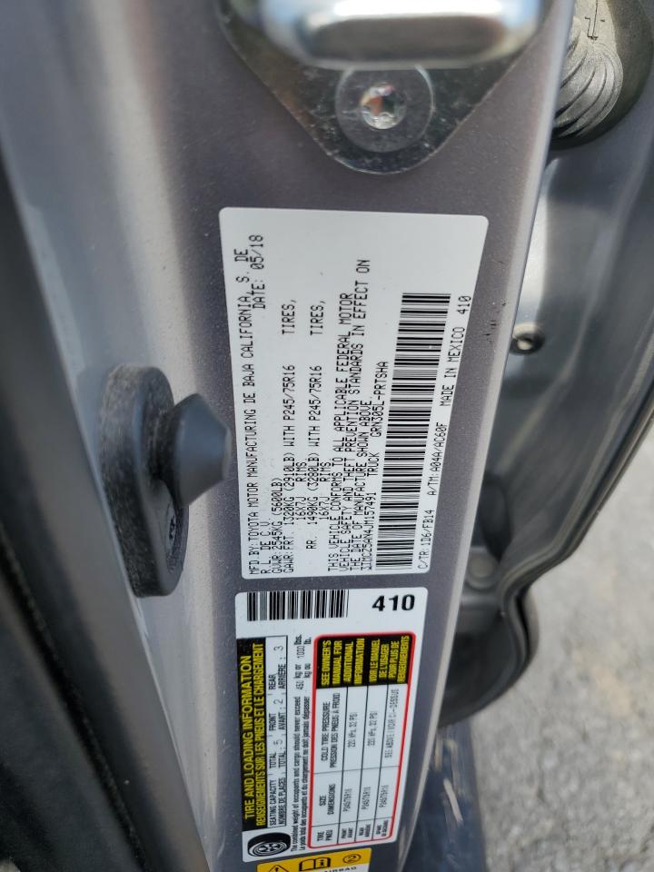 2018 Toyota Tacoma Double Cab VIN: 3TMCZ5AN4JM157491 Lot: 70667455