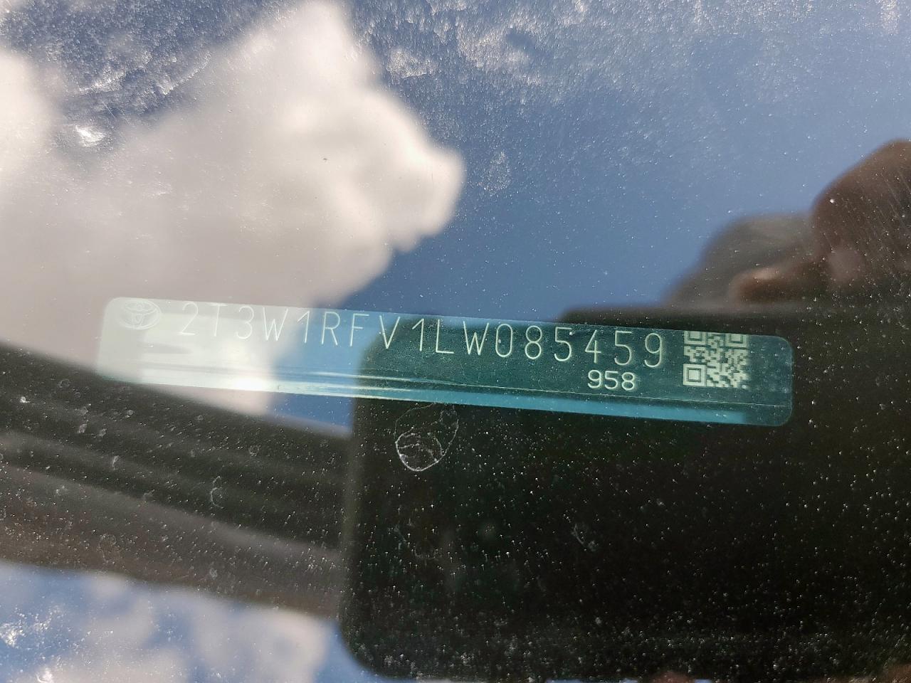 2020 Toyota Rav4 Xle VIN: 2T3W1RFV1LW085459 Lot: 82156845