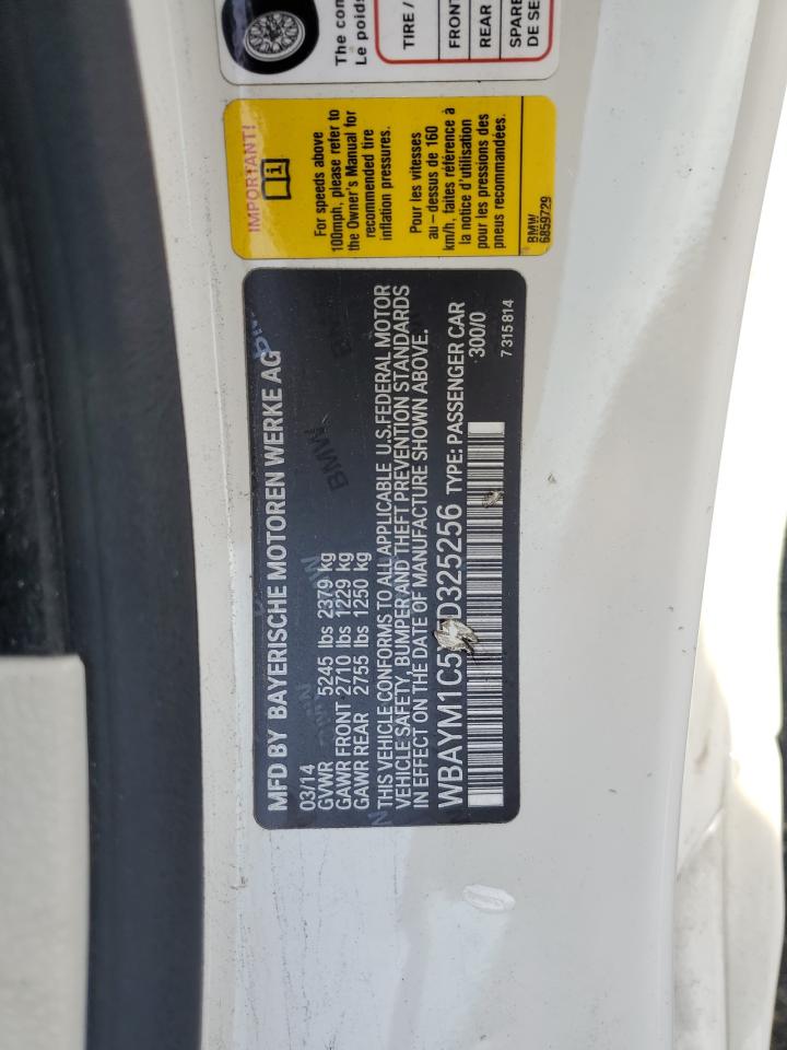 2015 BMW 650 Xi VIN: WBAYM1C5XFD325256 Lot: 71312305