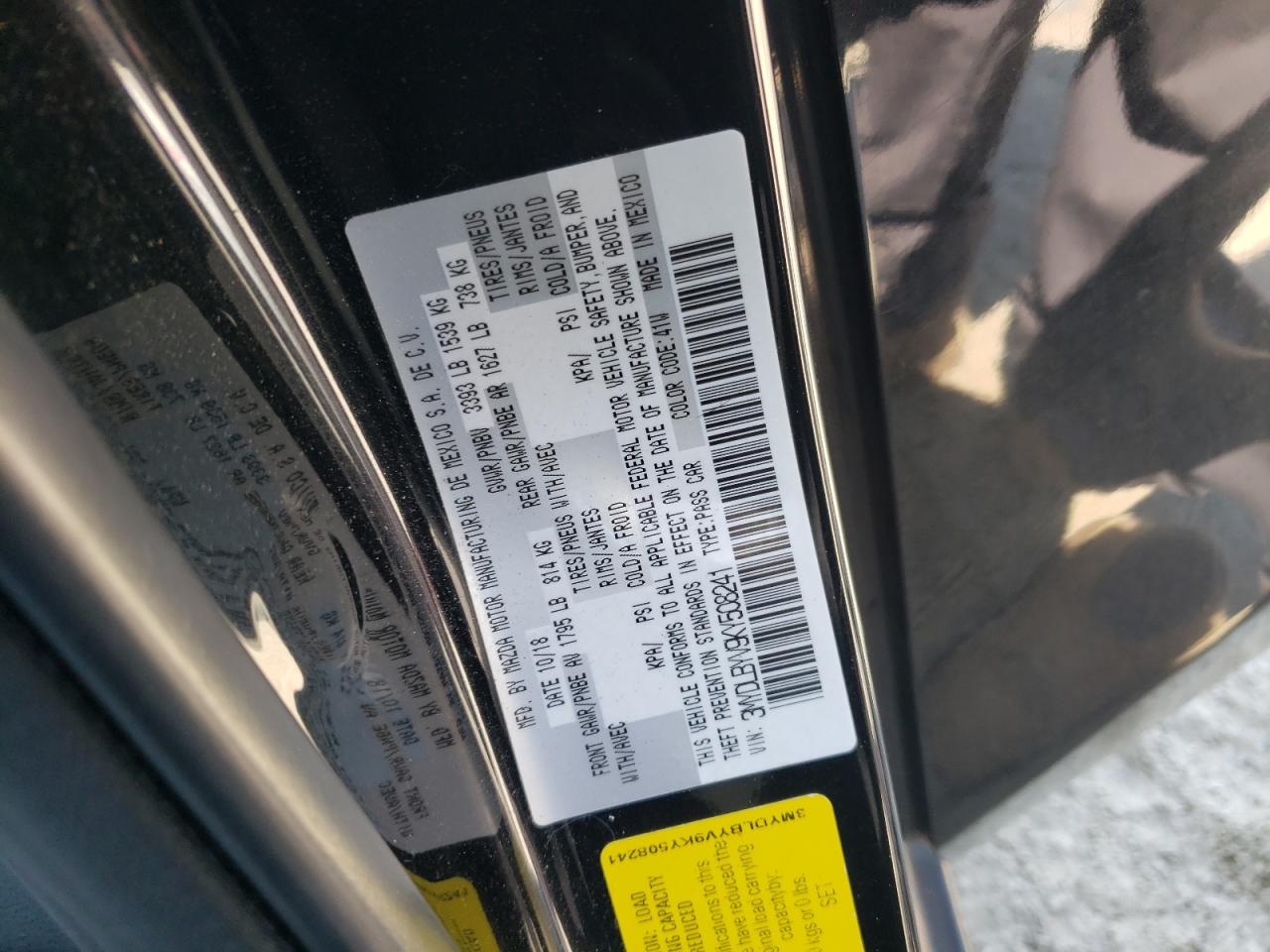 2019 Toyota Yaris L VIN: 3MYDLBYV9KY508241 Lot: 80123715