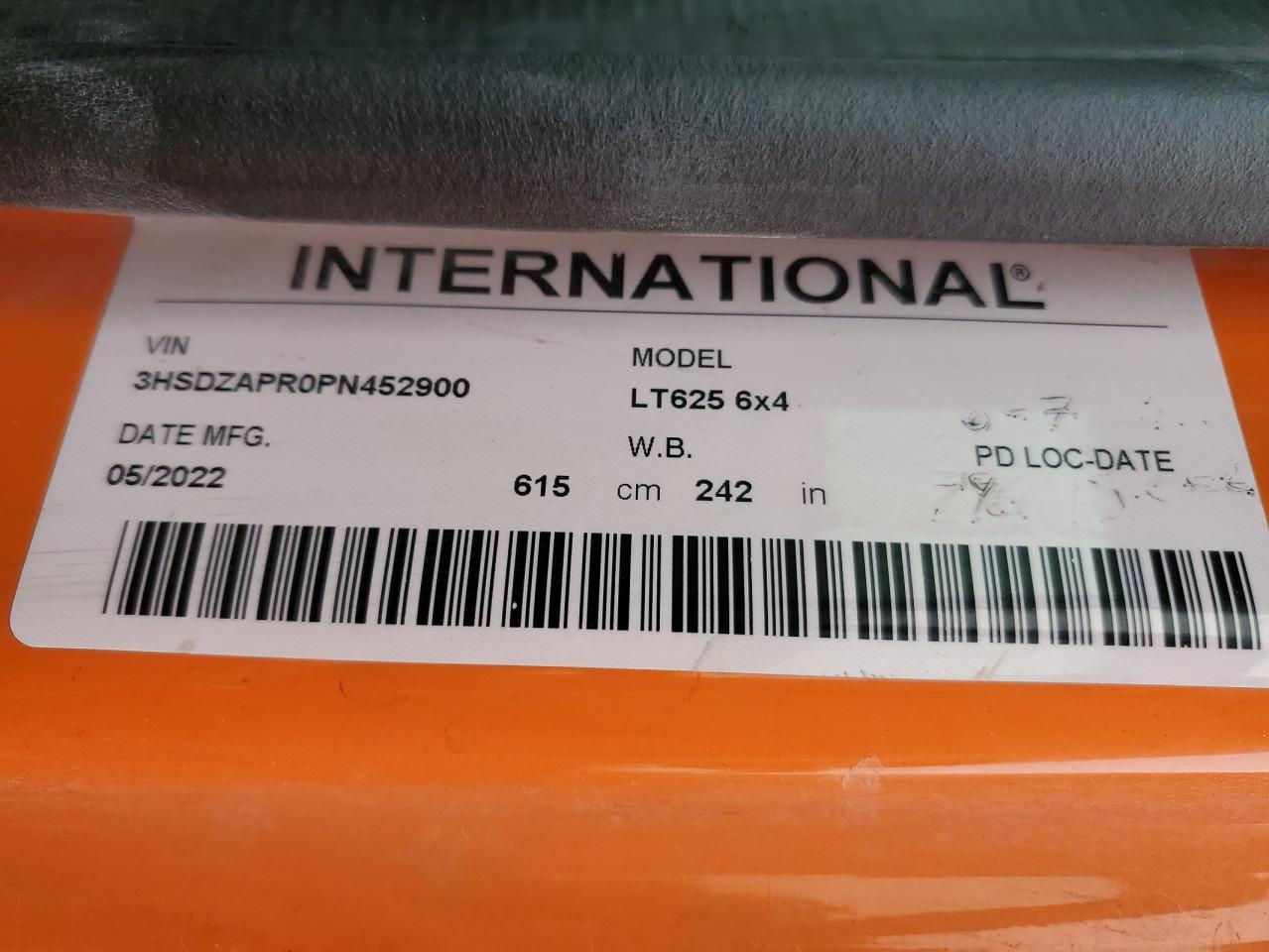 2023 International Lt625 VIN: 3HSDZAPR0PN452900 Lot: 71307515