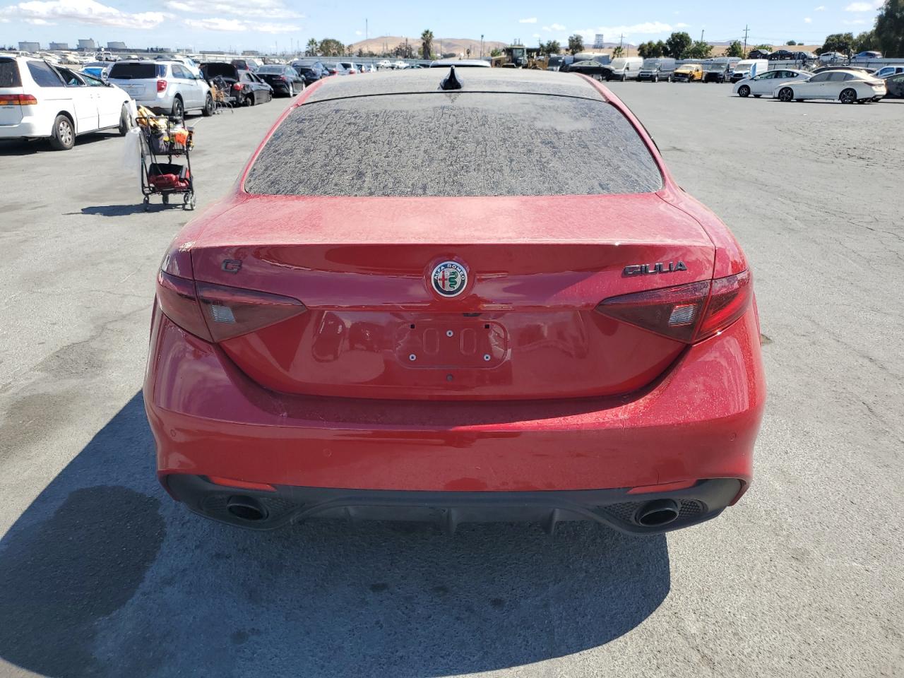 2021 Alfa Romeo Giulia Ti VIN: ZARFAMBN3M7639936 Lot: 71976525