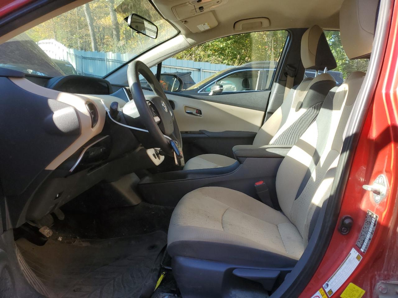 2016 Toyota Prius VIN: JTDKBRFUXG3509023 Lot: 84831985