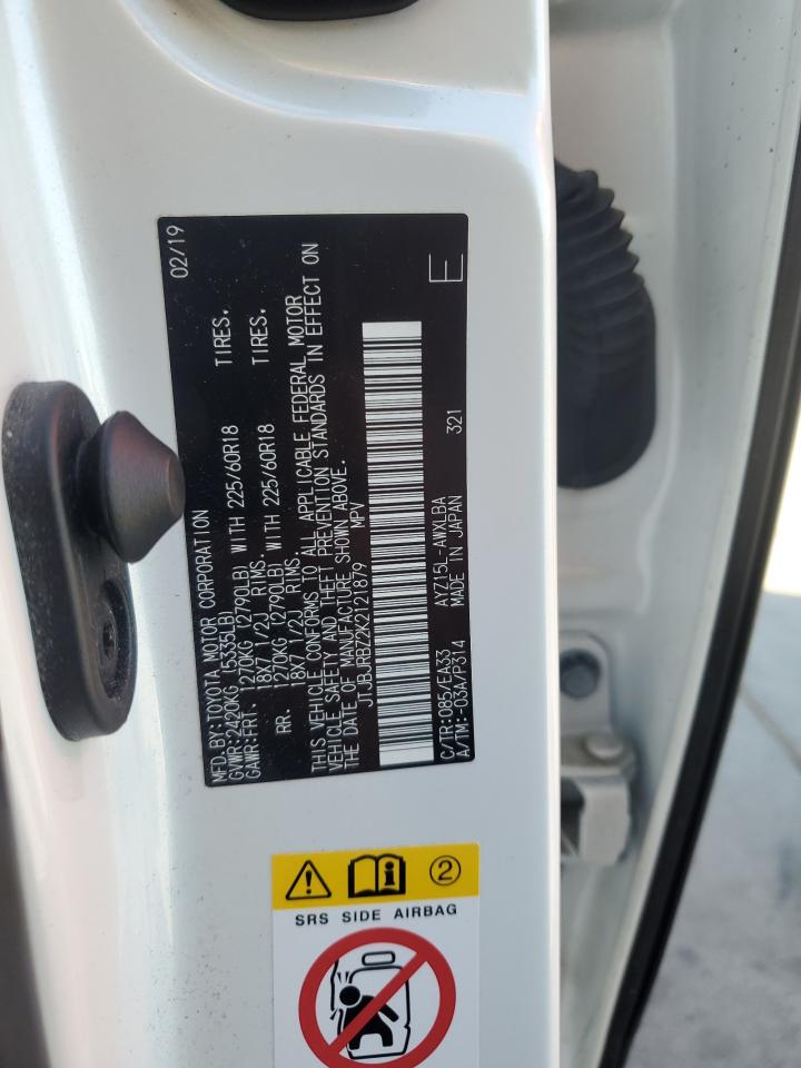 2019 Lexus Nx 300H VIN: JTJBJRBZ2K2121879 Lot: 80093295