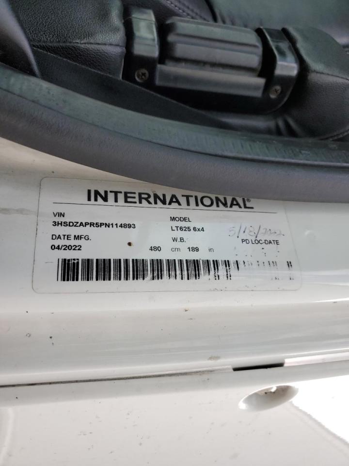 2023 International Lt625 Semi Truck VIN: 3HSDZAPR5PN114893 Lot: 70221995
