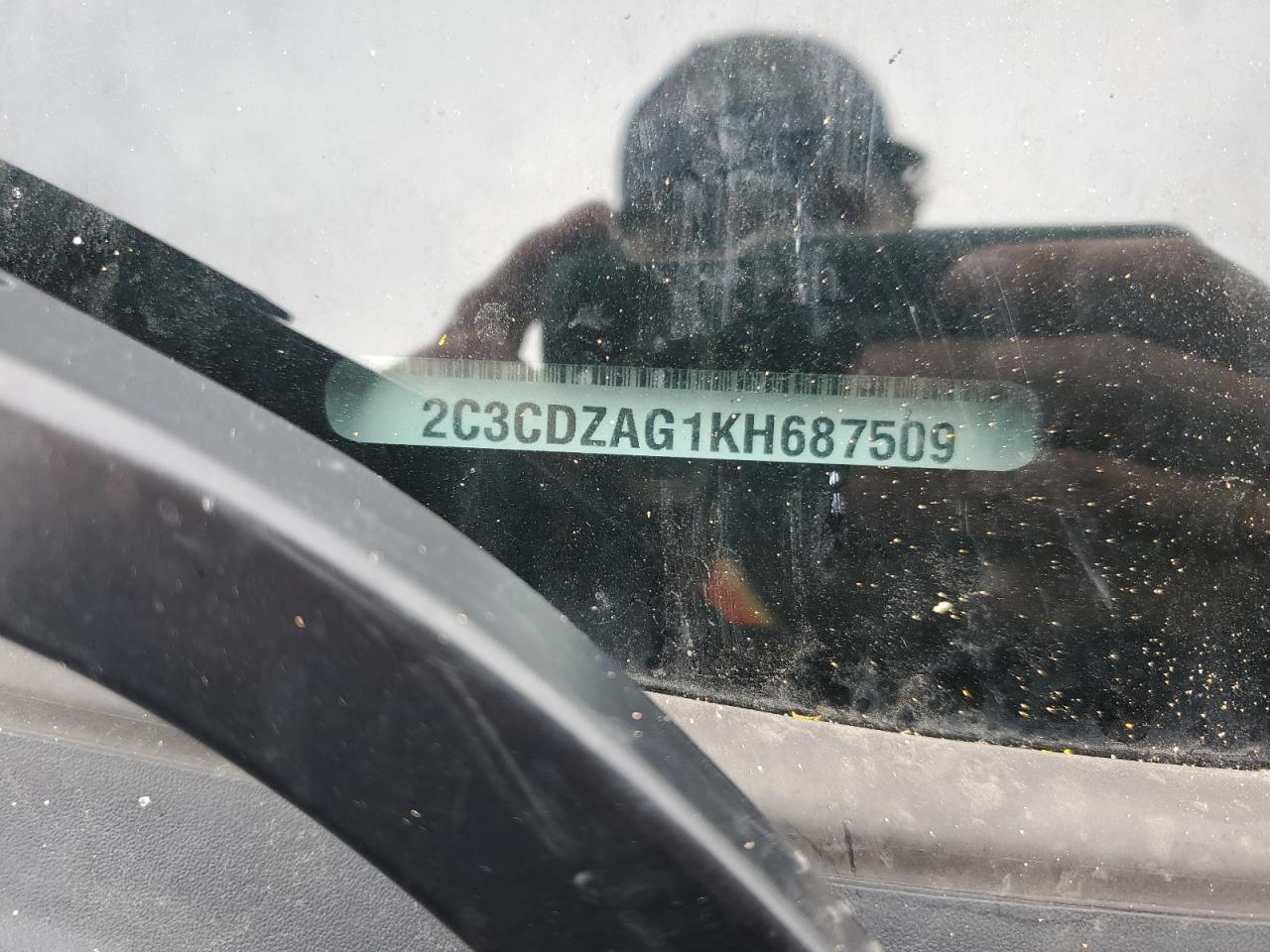 2019 Dodge Challenger Sxt VIN: 2C3CDZAG1KH687509 Lot: 81658035