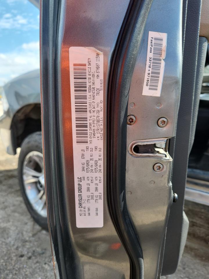 2011 Dodge Ram 1500 VIN: 1D7RV1GT8BS706760 Lot: 81205235