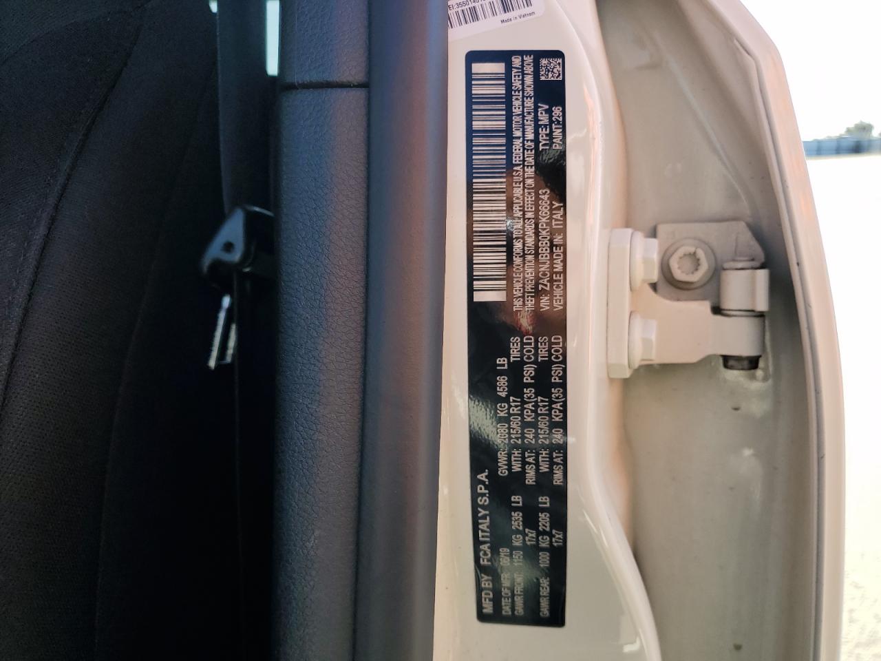 2019 Jeep Renegade Latitude VIN: ZACNJBBB0KPK66643 Lot: 86812565