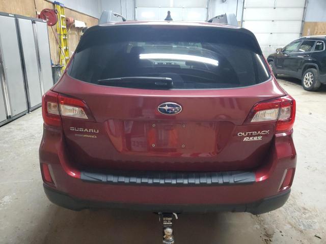 Parquets SUBARU OUTBACK 2016 Czerwony