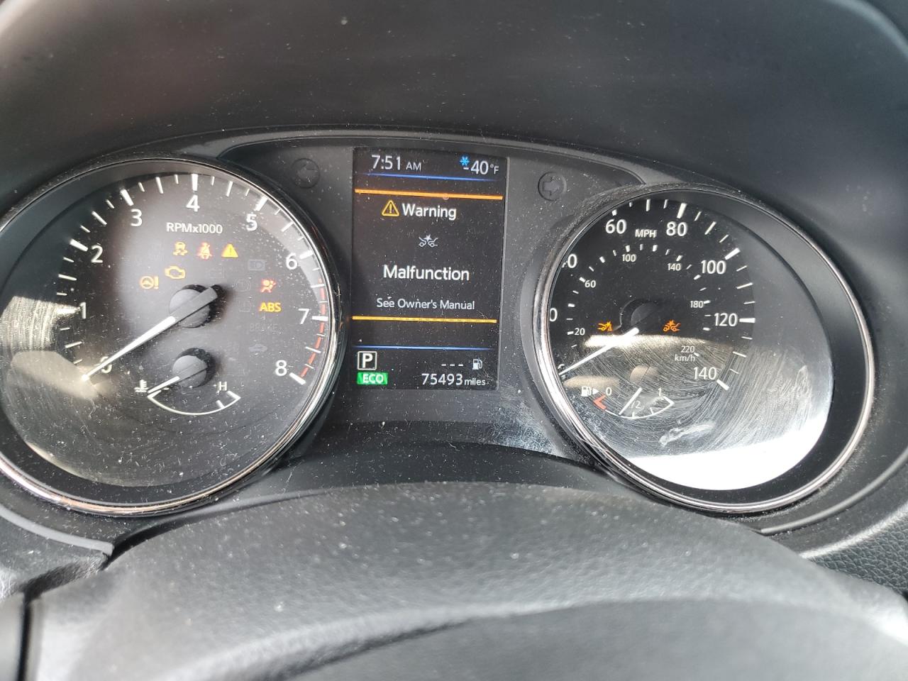 2019 Nissan Rogue S VIN: JN8AT2MT1KW261105 Lot: 71441575