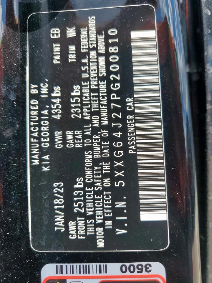2023 Kia K5 Gt Line VIN: 5XXG64J27PG200810 Lot: 83768195