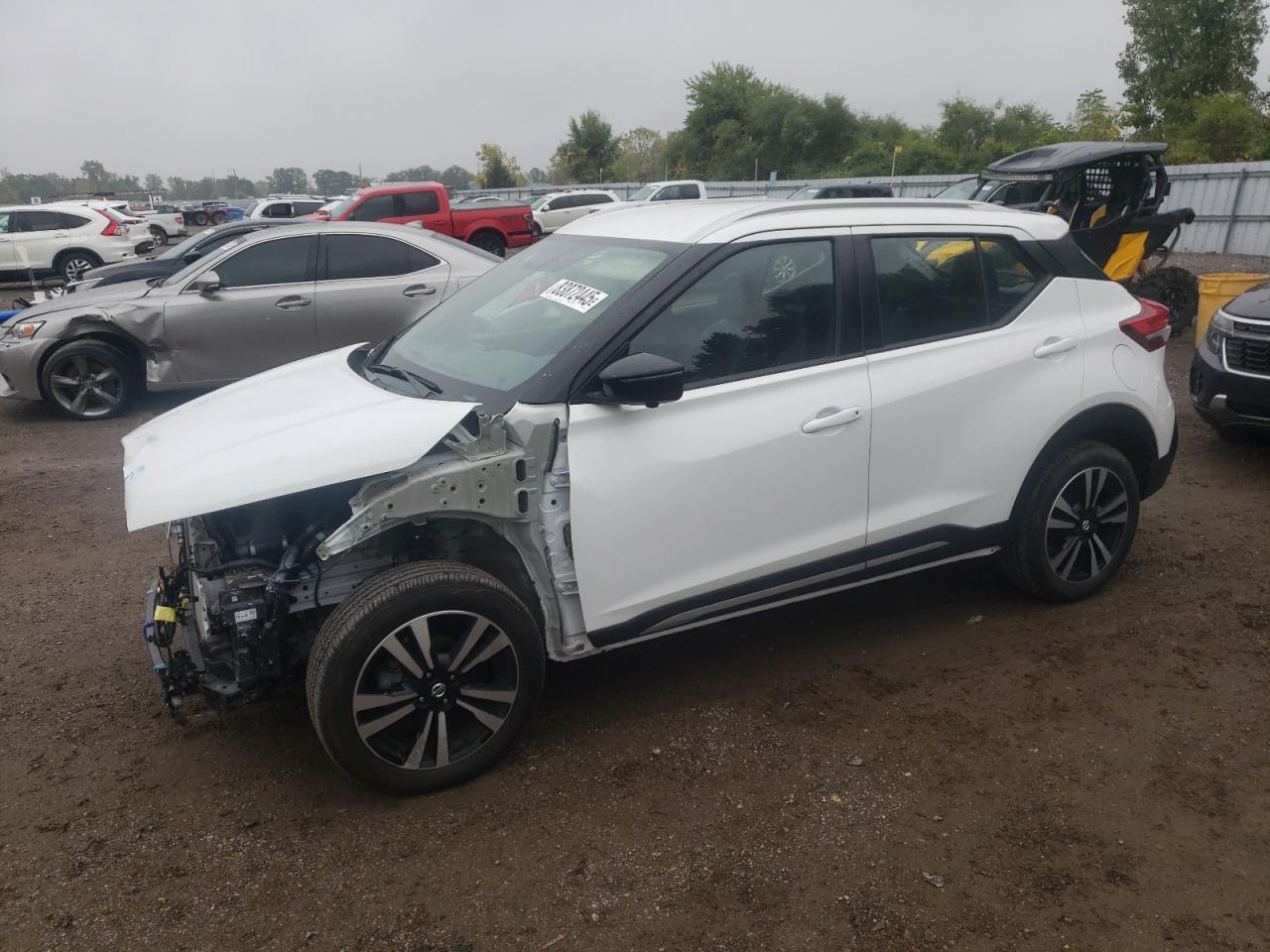 2019 Nissan Kicks S white null gas 3N1CP5CUXKL527685 photo #1