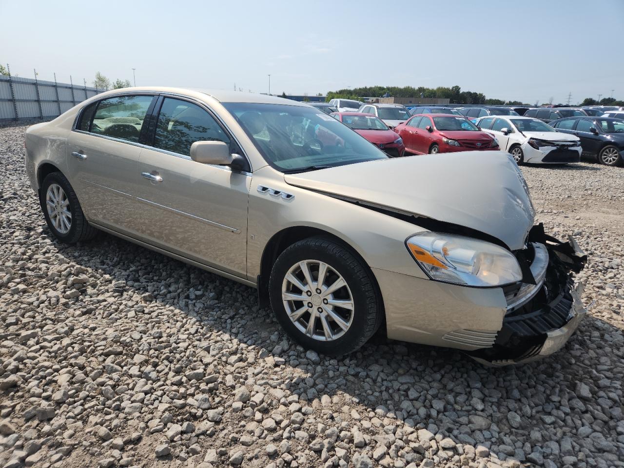 1G4HD57M19U134627 BUICK LUCERNE 2009 TAN Photo 4