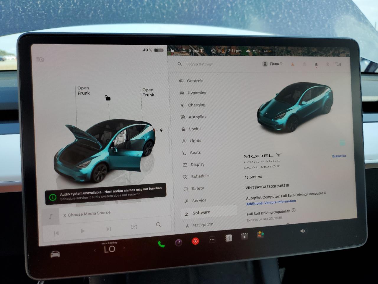 2025 Tesla Model Y VIN: 7SAYGAEE0SF245316 Lot: 81234375