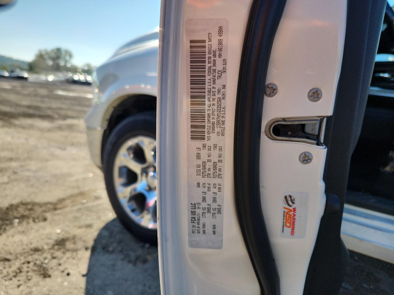 2016 Ram 1500 Laramie VIN: 1C6RR7NM1GS392560 Lot: 81747995