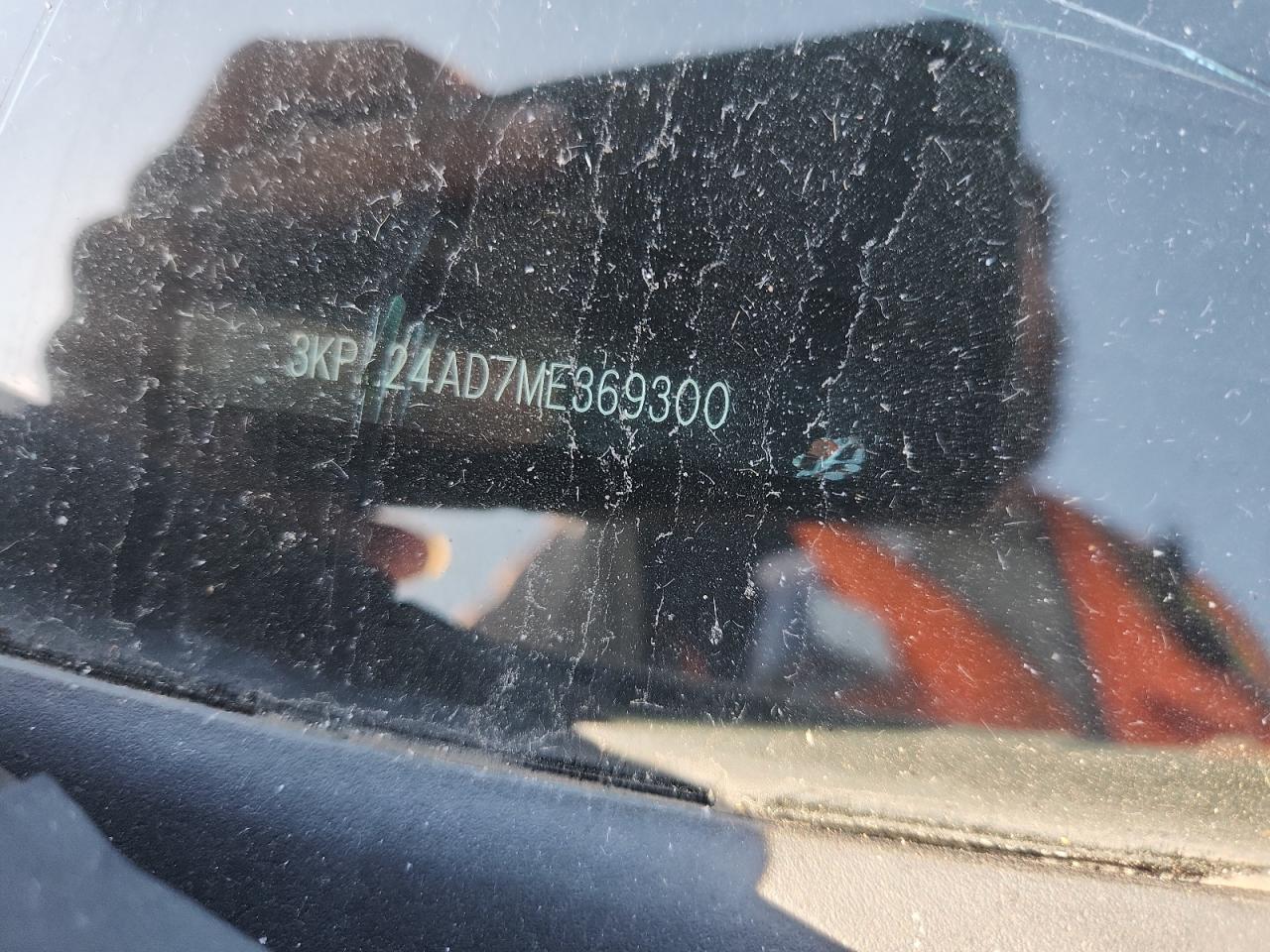 2021 Kia Rio Lx VIN: 3KPA24AD7ME369300 Lot: 84607325