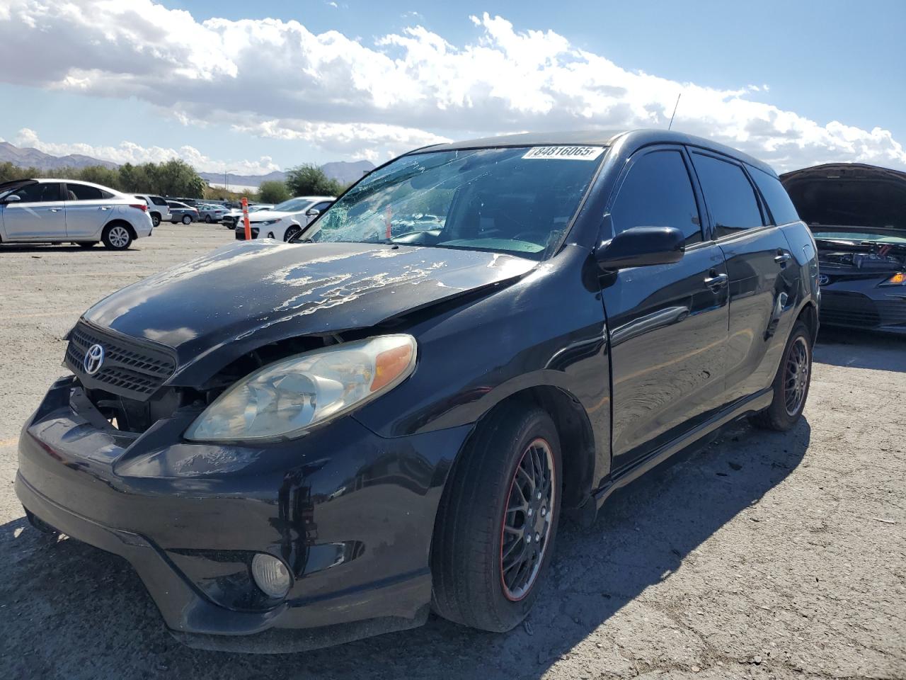 2006 Toyota Corolla Matrix Xr black null gasoline 2T1KR32E06C617972 photo #1