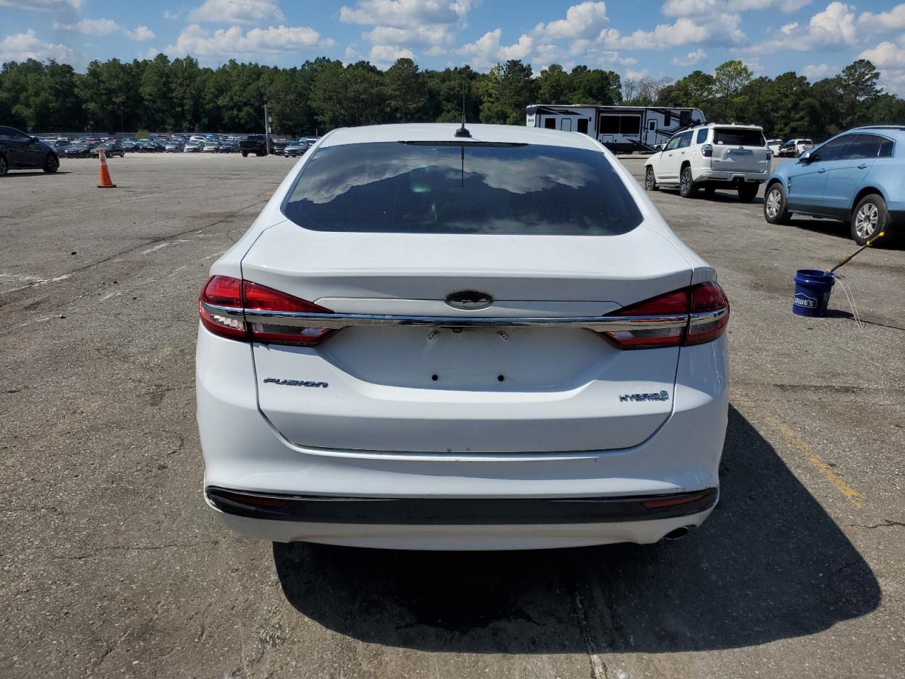 2018 Ford Fusion S Hybrid VIN: 3FA6P0UU1JR122831 Lot: 84185535