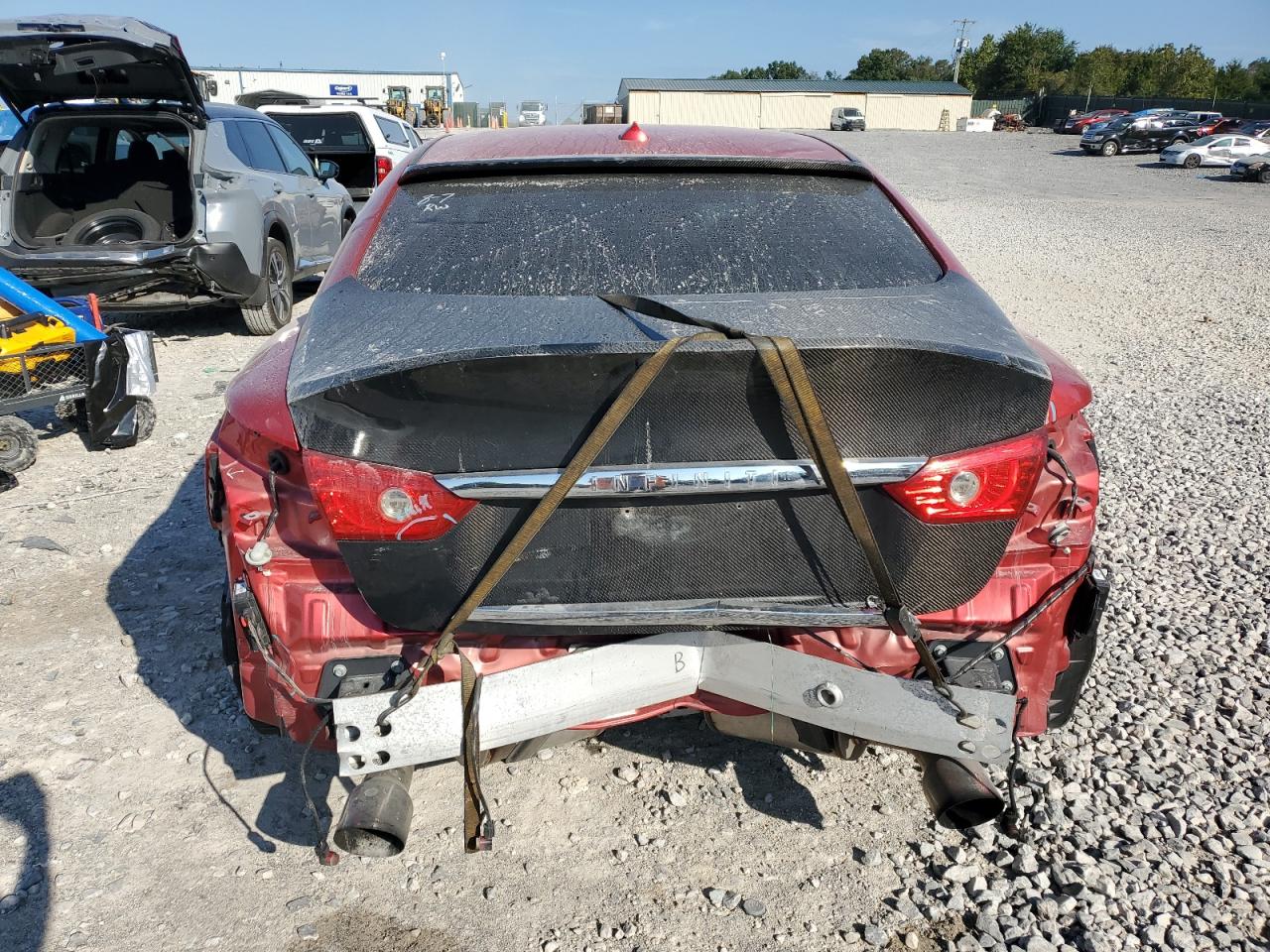 2018 Infiniti Q50 Red Sport 400 VIN: JN1FV7AP4JM640130 Lot: 72069715