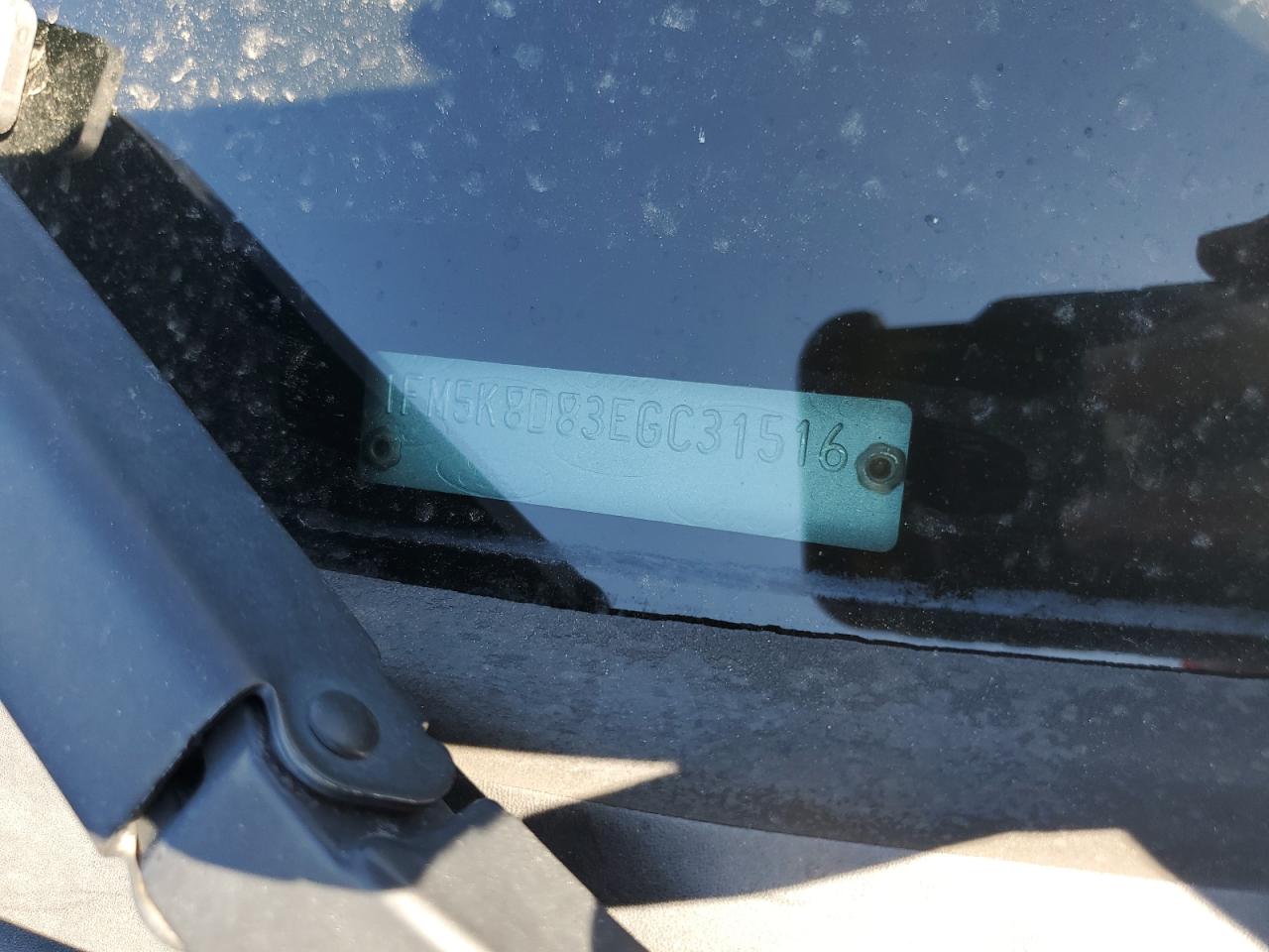 2014 Ford Explorer Xlt VIN: 1FM5K8D83EGC31516 Lot: 81476075