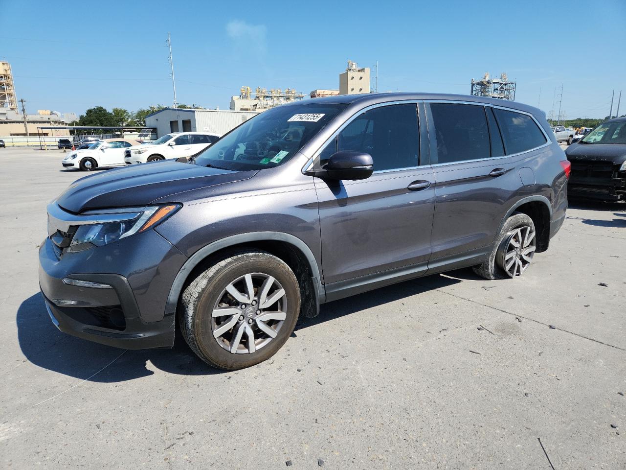 2019 Honda Pilot Exl grey null gas 5FNYF5H5XKB026513 photo #1