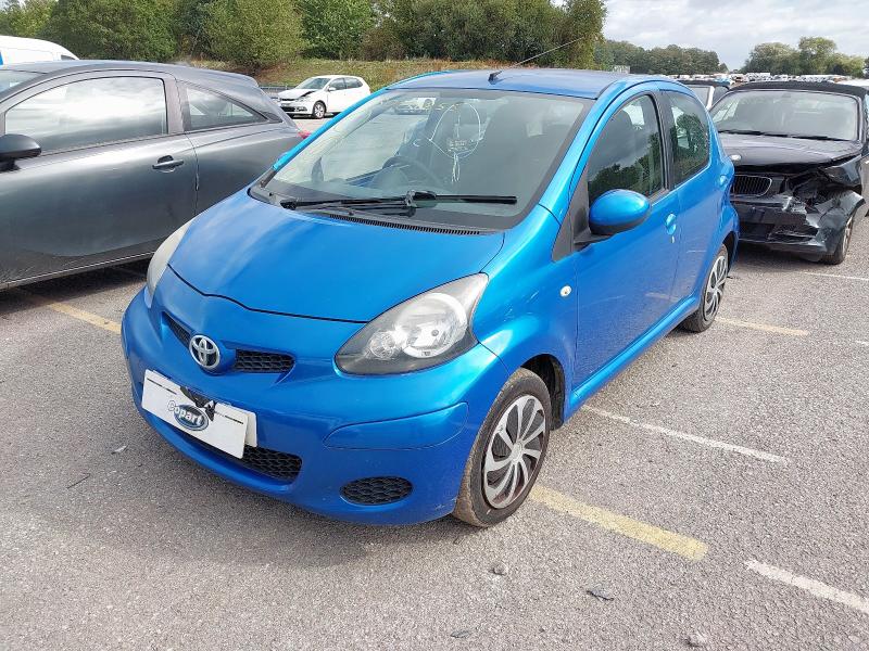 2010 TOYOTA AYGO BLUE VVT-I 1.0 VVT-I BLUE 5DR for sale at Copart SANDTOFT