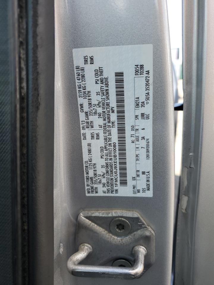 2014 Ford Escape Titanium VIN: 1FMCU0J9XEUB10080 Lot: 81797745