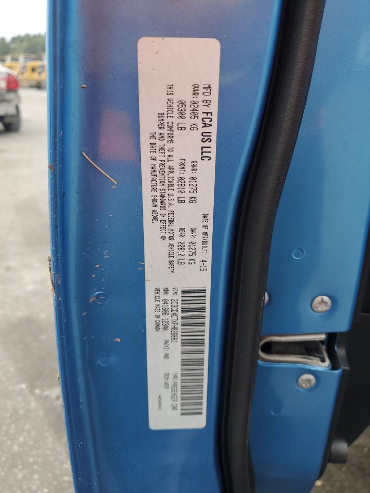 2015 Dodge Charger R/T VIN: 2C3CDXCTXFH826881 Lot: 80802145