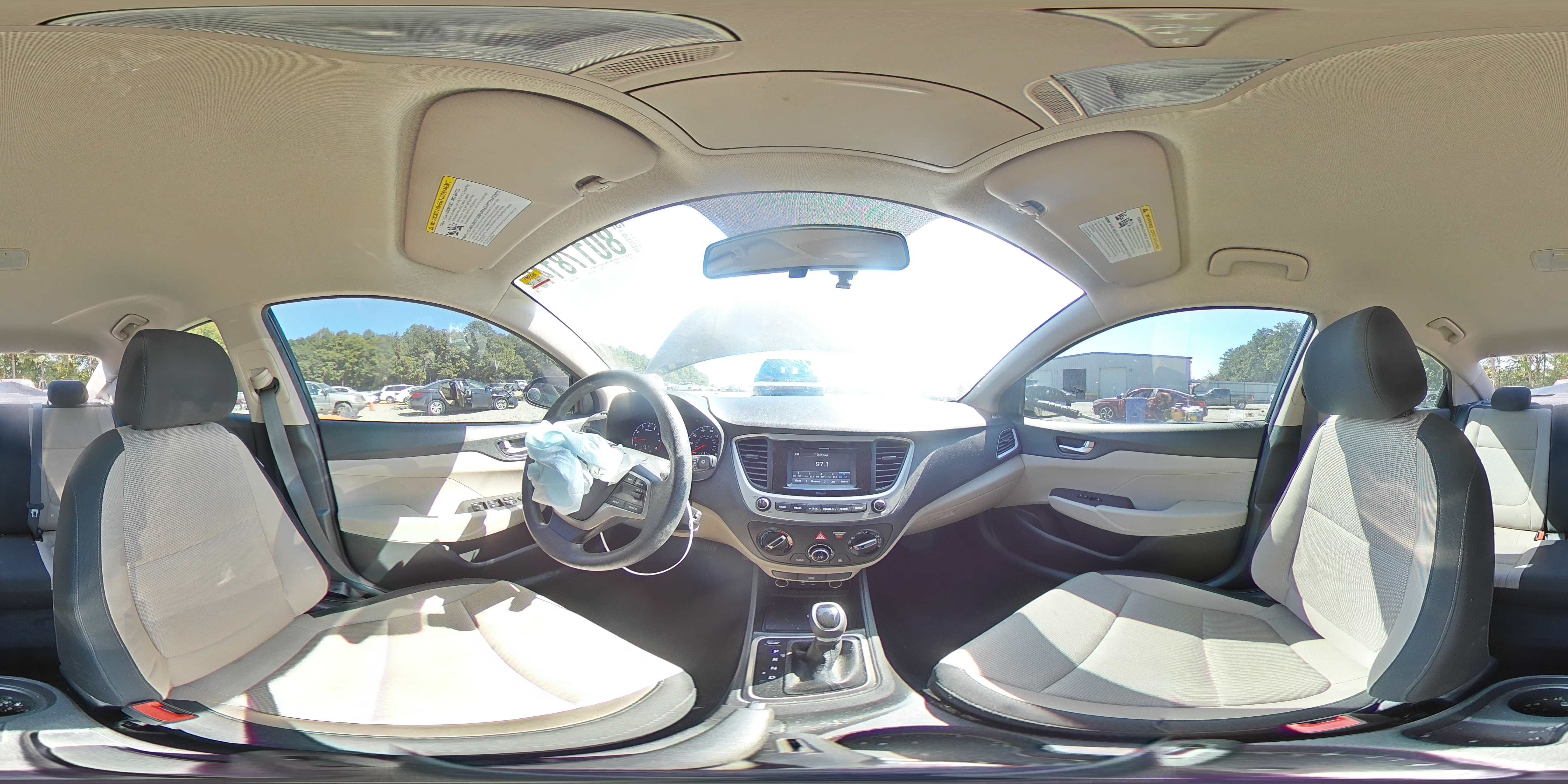 2021 Hyundai Accent Se VIN: 3KPC24A63ME128554 Lot: 80178145