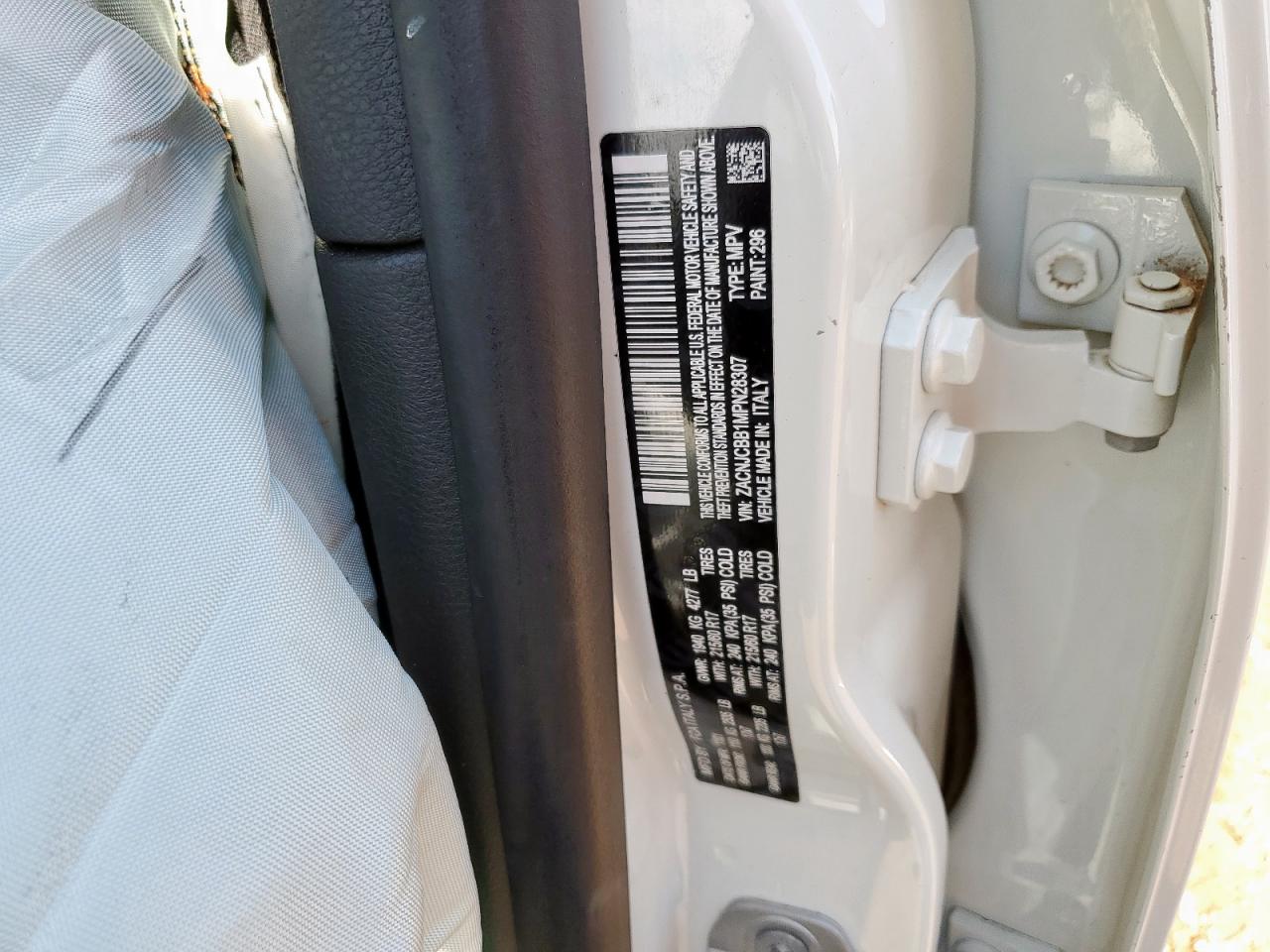 2021 Jeep Renegade Latitude VIN: ZACNJCBB1MPN28307 Lot: 81193745