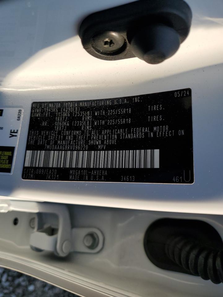 2024 Toyota Corolla Cross Xle VIN: 7MUDAAAG8RV096220 Lot: 80791185