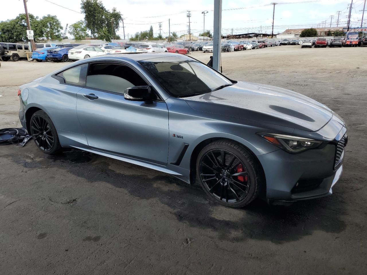 2017 Infiniti Q60 Red Sport 400 VIN: JN1FV7EL8HM700377 Lot: 81923415