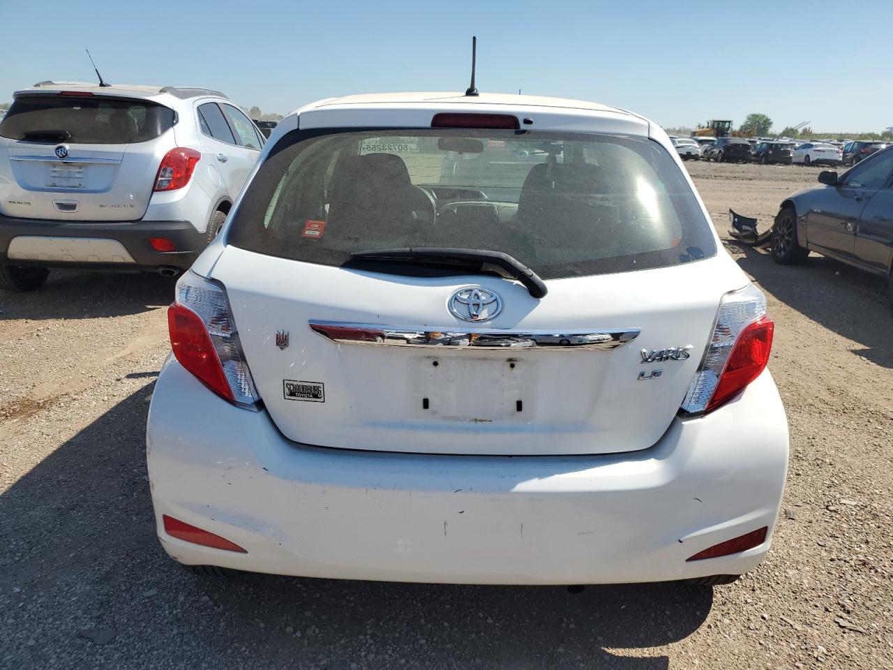 2012 Toyota Yaris VIN: JTDKTUD37CD535755 Lot: 80723255