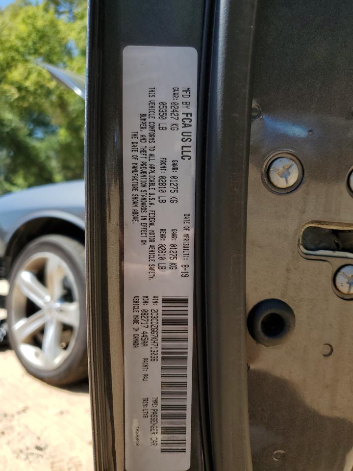 2019 Dodge Challenger Sxt VIN: 2C3CDZGG7KH713036 Lot: 71935395