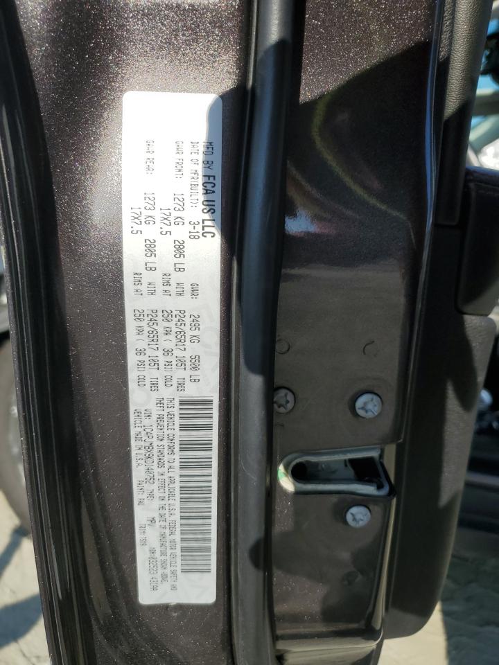 2019 Jeep Cherokee Trailhawk VIN: 1C4PJMBX9KD140752 Lot: 71199835