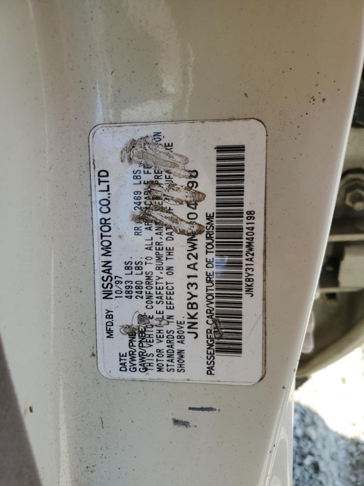 1998 Infiniti Q45 Base VIN: JNKBY31A2WM404198 Lot: 82143095