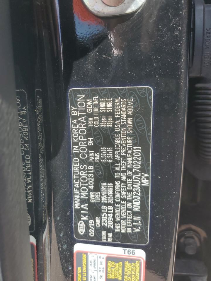 2020 Kia Soul Lx VIN: KNDJ23AU7L7022011 Lot: 84233705