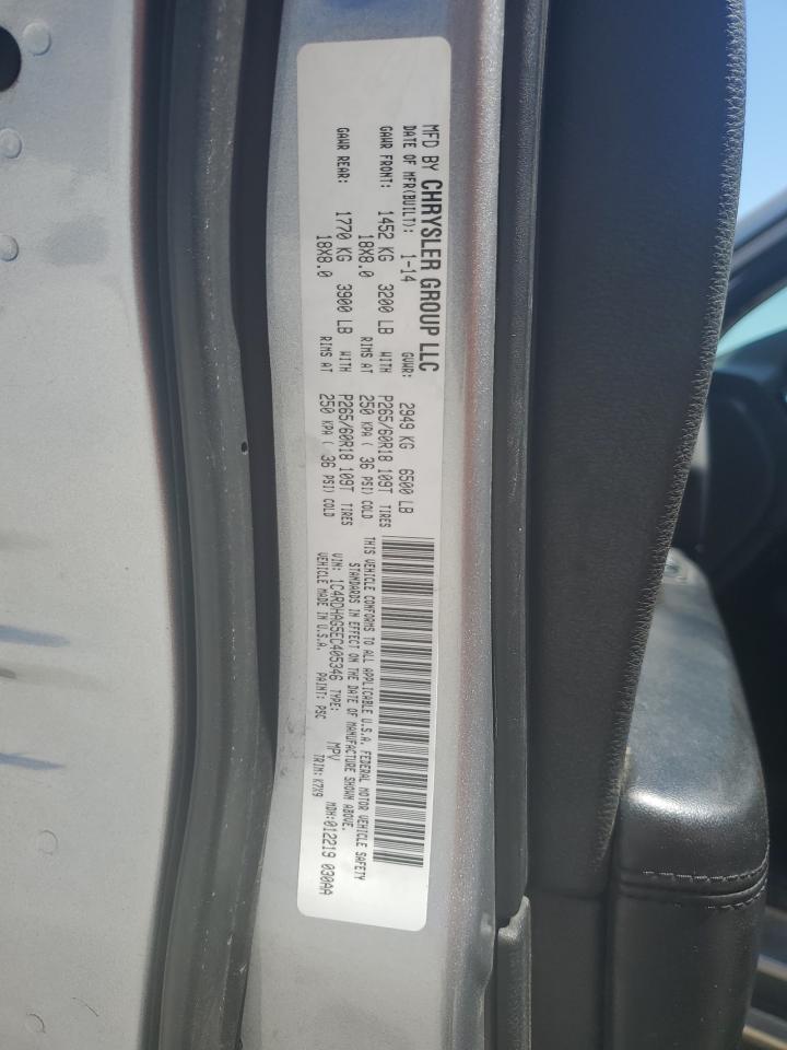 2014 Dodge Durango Sxt VIN: 1C4RDHAG5EC405346 Lot: 70972815