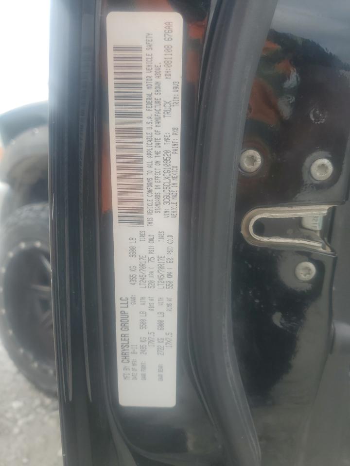 2012 Dodge Ram 2500 St VIN: 3C6UD5CLXCG109520 Lot: 81659235