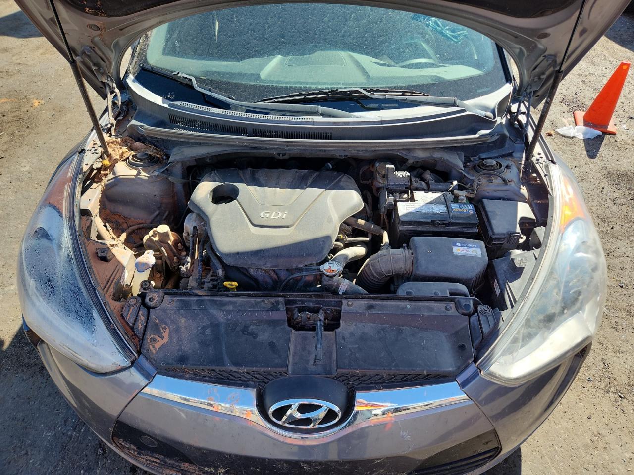 2016 Hyundai Veloster VIN: KMHTC6AD5GU256304 Lot: 81134735