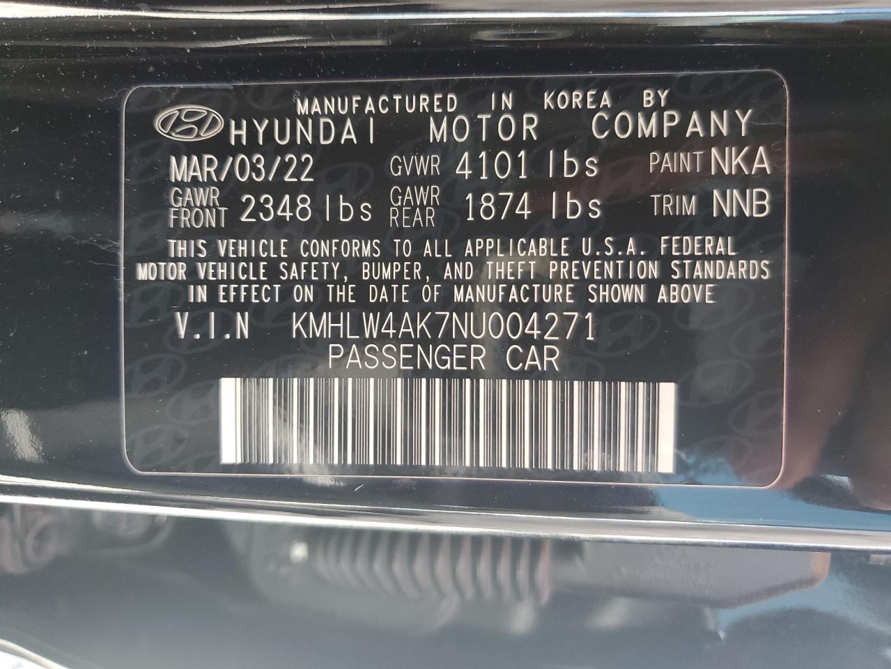 2022 Hyundai Elantra N VIN: KMHLW4AK7NU004271 Lot: 81082745