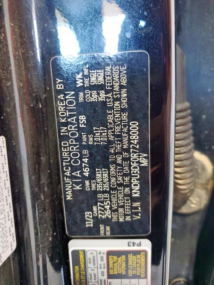 2024 Kia Sportage Lx VIN: KNDPU3DF0R7248000 Lot: 84648675