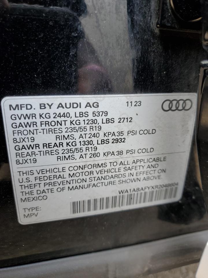 2024 Audi Q5 Premium 40 VIN: WA1ABAFYXR2048604 Lot: 81109595